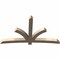 Ekena Millwork Davenport Smooth Timber Gable Bracket, Douglas Fir, 96"W x 56"H x 5 1/2"D x 5 1/2"F, 14/12 Pitch GBW096X56X0606DAV00SDF - alternate 5
